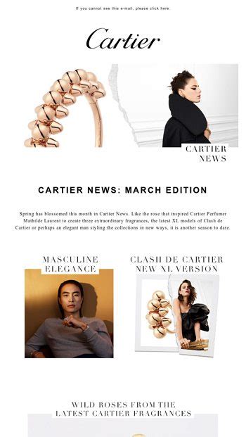 cartier newsletter